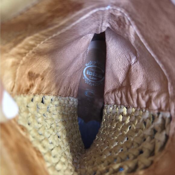 Jeffrey Campbell Handmade Ibiza Last Woven Braided Tan Suede Ankle Wedge Boots 7 - Picture 10 of 10